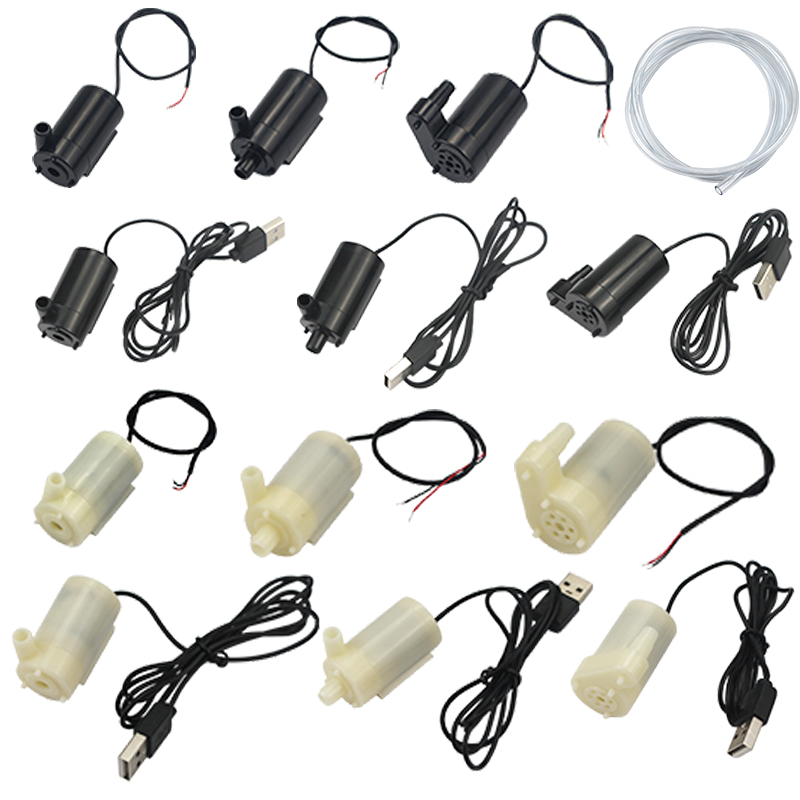 DC 3V Bomba de Água Pequena Horizontal Pequena Bomba Submersível DC3W Fonte Vertical Mini Micro 4.5V 5V 6V Disponível em Oferta na Shopee
