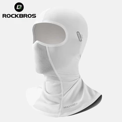 ROCKBROS Máscara Facial De Ciclismo Solar Leve Respirável Proteção UV Protetor De Cabeça De Seda De Alta Elasticidade Cachecóis Para Esportes Ao Ar Livre