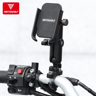 MOTOWOLF Suporte Telefônico Bicicleta Motocicleta GPS De Pemegang Telefone Bimbit Basikal em Oferta na Shopee