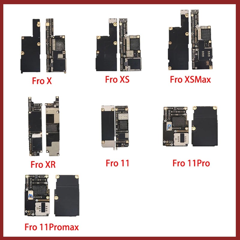 Placa Danificada Sem NAND Para iPhone X XR XS 11 12 Pro Max Prática Manual Má-Mãe Desmontagem Treinamento De Habilidade