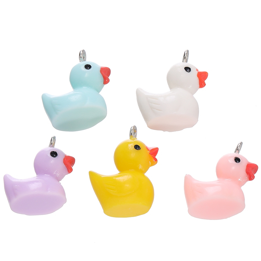 St. kunkka 4-10Pcs Pingente de Resina Pingente de Patinho de Plástico Colorido para a confecção de jóias de bricolage em Oferta na Shopee