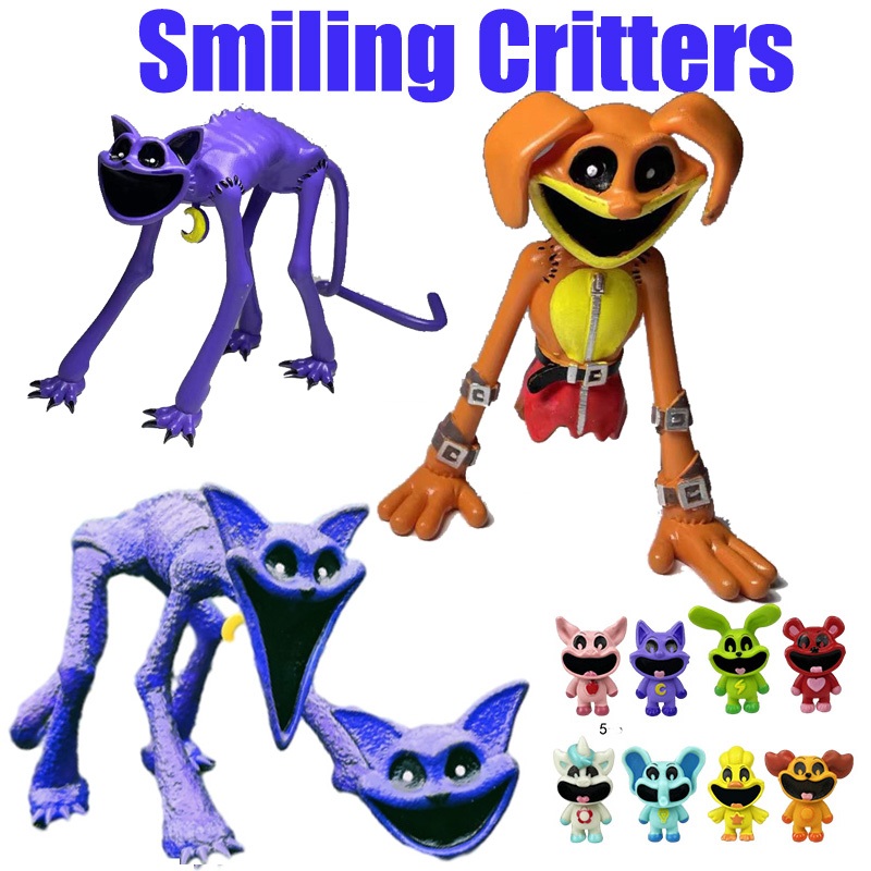 1/8 PCS Critérios Sorridentes Set DogDay Figura Catnap Toy Decoração Modelo Novos Modelos Poppy Playtime 3 Figuras Doll Kids Gift