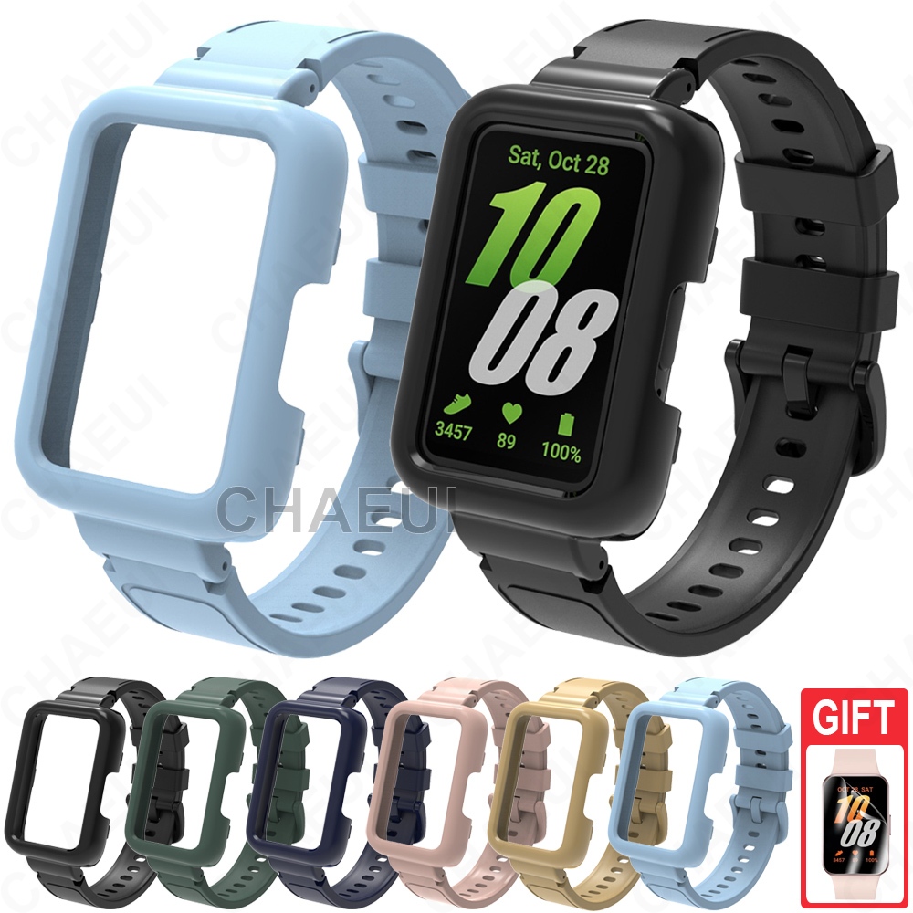 Bracelete De Silicone Com PC Para Galaxy Fit 3