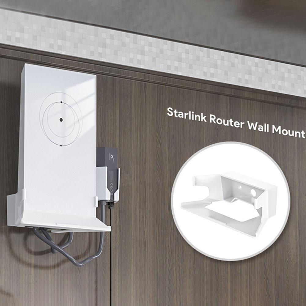 Para Suporte De Proteção Do Roteador StarLink Wall Mount Bracket Router Kit Star Link Internet Mesh V2