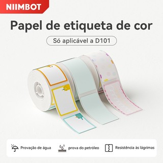 NIIMBOT D101 Papel De Rótulo Adesivo À Prova D