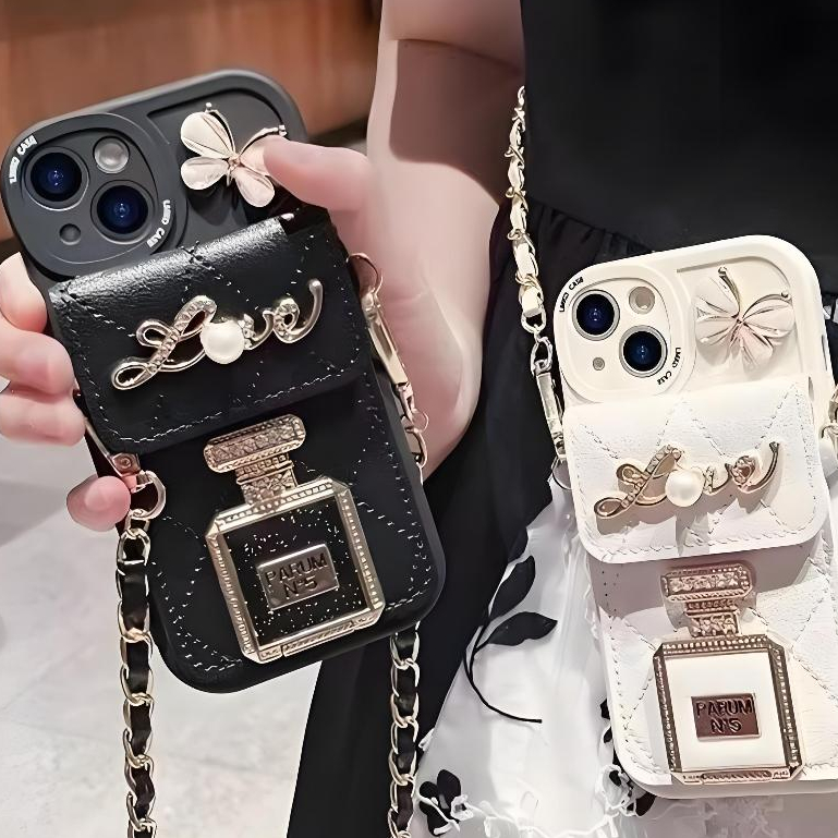 Capa Para Telefone iPhone 15 Promax 15 14 13 12 11 Pro XS Max 7 8plus Bolsa Carteira De Corpo Cruzado em Oferta na Shopee