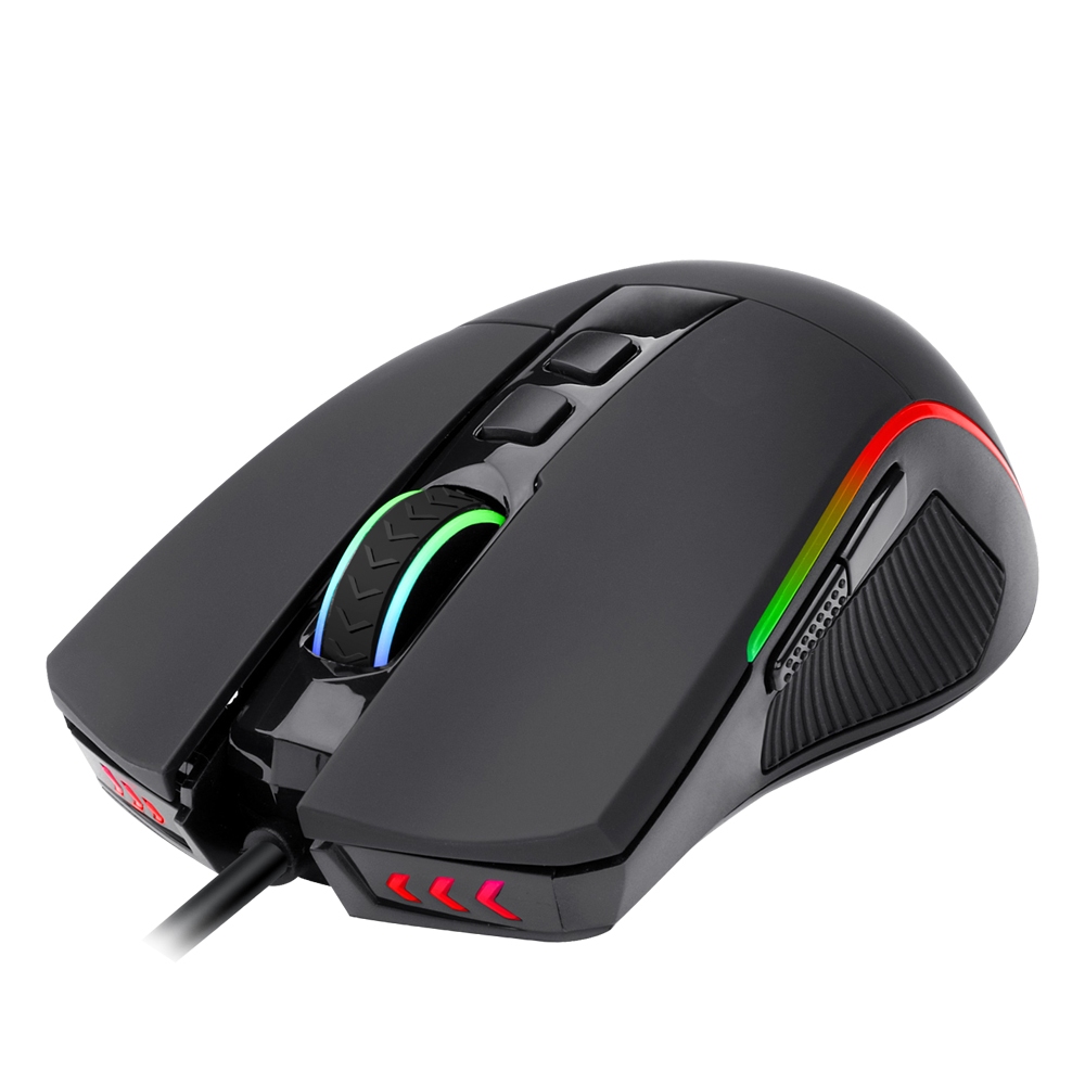 REDRAGON Lonewolf G105 RGB Rato De Jogos Com Fio USB 8000 DPI 8 Botões Ratos Ergonômicos Programáveis Para Computador Portátil Gamer PC - Computers & Accessories