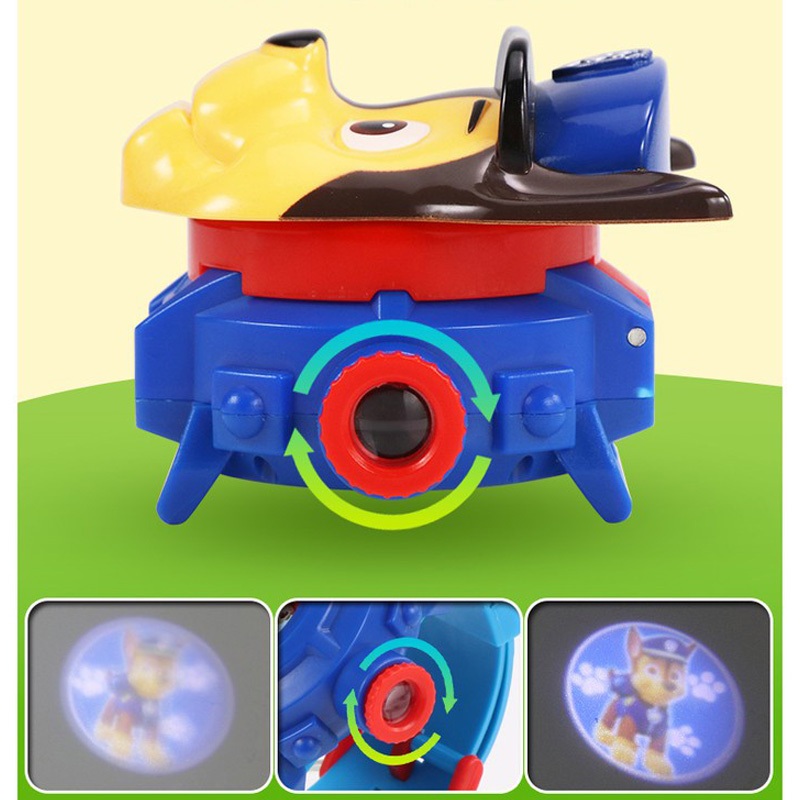 Chase Marshall Rubble Skye Dog Projector Relógio de Patrulha