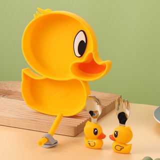 Criativo Pequeno Pato Amarelo Silicone para Pato Silicone para Crianças Ventosa de Placa d...