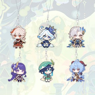 Alças Telefônicas Genshin Impact Cartoon Game Charms Carton Acessórios Telefônicos Pingente Acrílico Lanyards em Oferta na Shopee