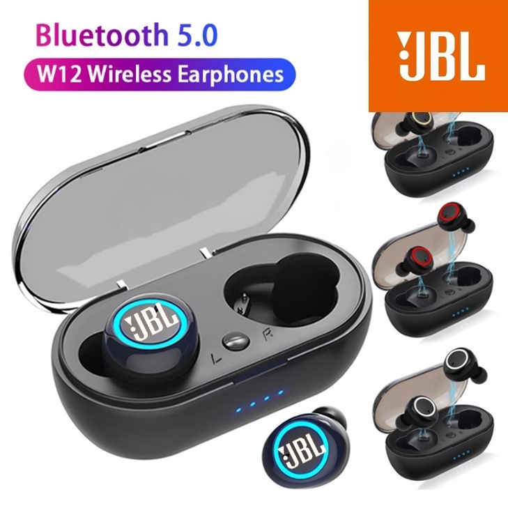 Novos Fones De Ouvido Y50 TWS 5.0 Bluetooth Sem Fio Estéreo Esportivos Microfone Smartphone