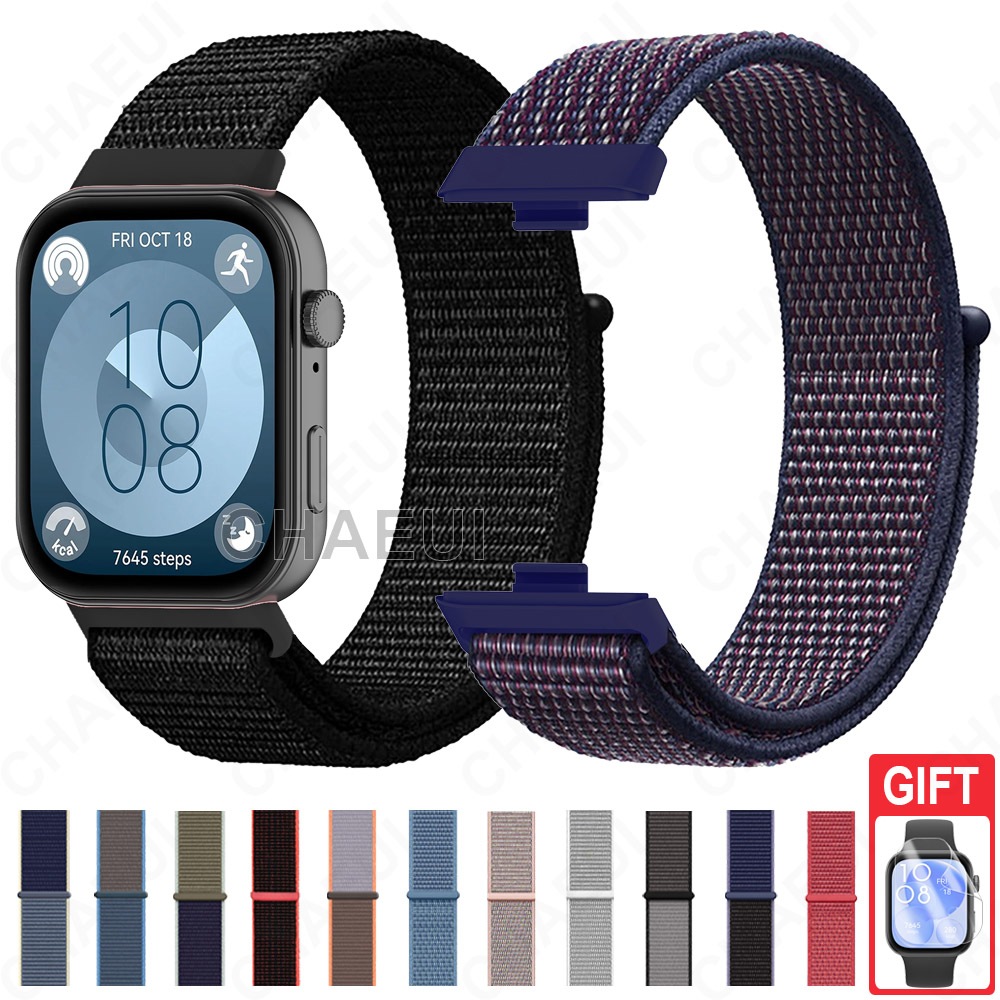 Acessórios De Pulseira Respirável De Nylon De Substituição Para Huawei Watch Fit 3 4 Pro em Oferta na Shopee