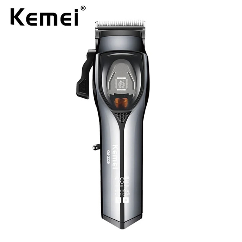 Aparador De Cabelo Profissional Kemei 10000RPM Motor Magnético De Corte Sem Fio Para Homens - Beauty