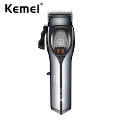 Aparador De Cabelo Profissional Kemei 10000RPM Motor Magnético De Corte Sem Fio Para Homens