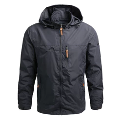 Jaqueta Com Capuz Casaco Corta-Vento Quente À Prova D'água Para Homens Caminhadas Pesca Outerwear Jaquetas Masculinas Do