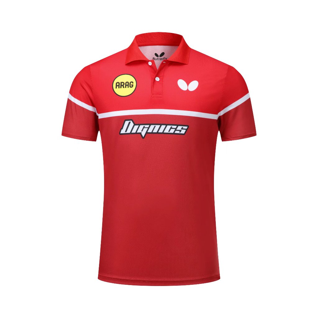 Nova Mesa De Tênis De Butterfly Badminton Masculino E Feminino De Manga Curta Topo De Secagem Rápida Lazer Respirável Fitness Competição Esportiva Grupo De Roupas Compra