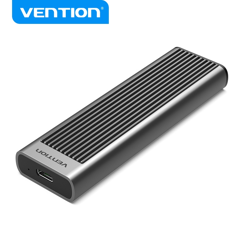 Caixa de SSD M.2 NVMe Vention, Enclosure M Key SATA para USB Adaptador USB Gen 2 Tipo-C 10Gbps para PCs Laptops PS4