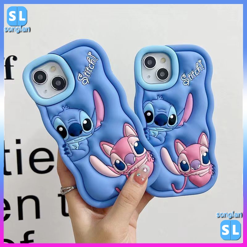 Songlan-3D Ponto Silicone Macio À Prova De Explosão Para iPhone 5S 5S 6 6S 7 8 XR X XS 11 12 13 Mini 14 15 Pro Max Plus
