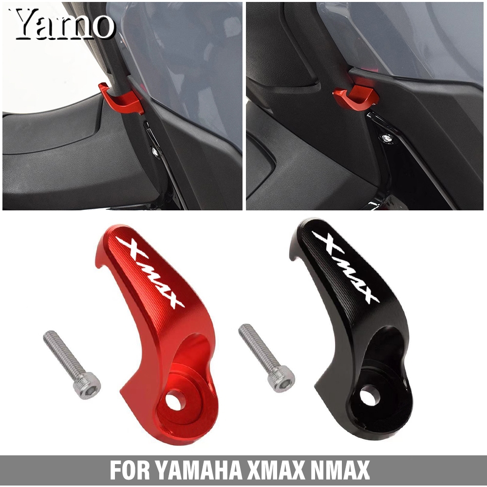 Para Yamaha XMAX 300 NMAX 155 2017-2024 CNC Liga De Alumínio Gancho De Bagagem Da Motocicleta , Saco Pendurado , Capacet