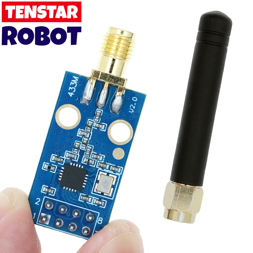 CC1101 433MHz Módulo Sem Fio Com Antena SMA Transceptor Para Arduino em Oferta na Shopee
