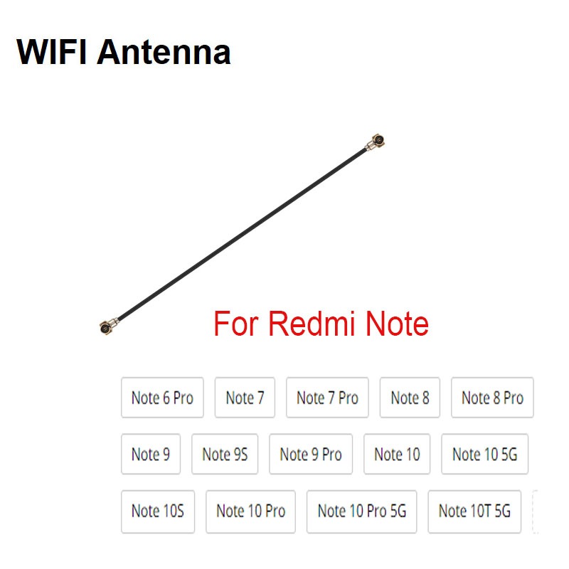 Wi-Fi Para Xiaomi Redmi Nota 6 7 8 9 9S 10 10S 10T Pro MAX 5G S2 Antena De Fita Aérea De Sinal Wifi Peças De Reparo De Cabo Flex