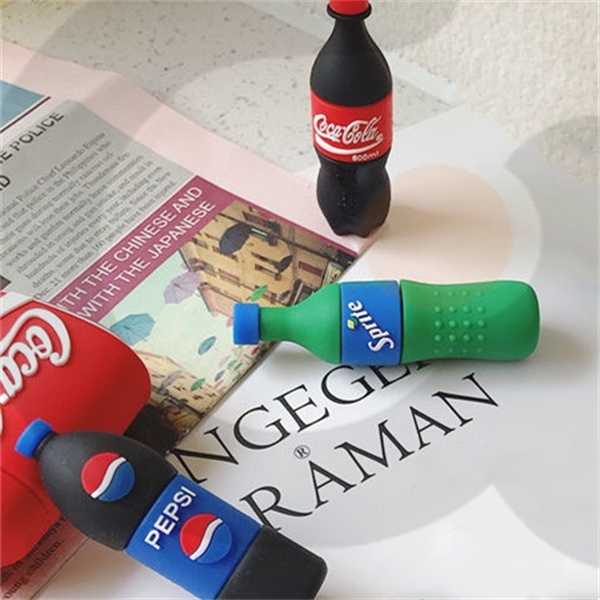 Unidade Flash USB 2.0 De Alta Velocidade Silicone Cola Pepsi Garrafa 1GB 2GB 4GB 8GB 16GB 32GB 64GB 128GB 2TB Pen Drive Stick