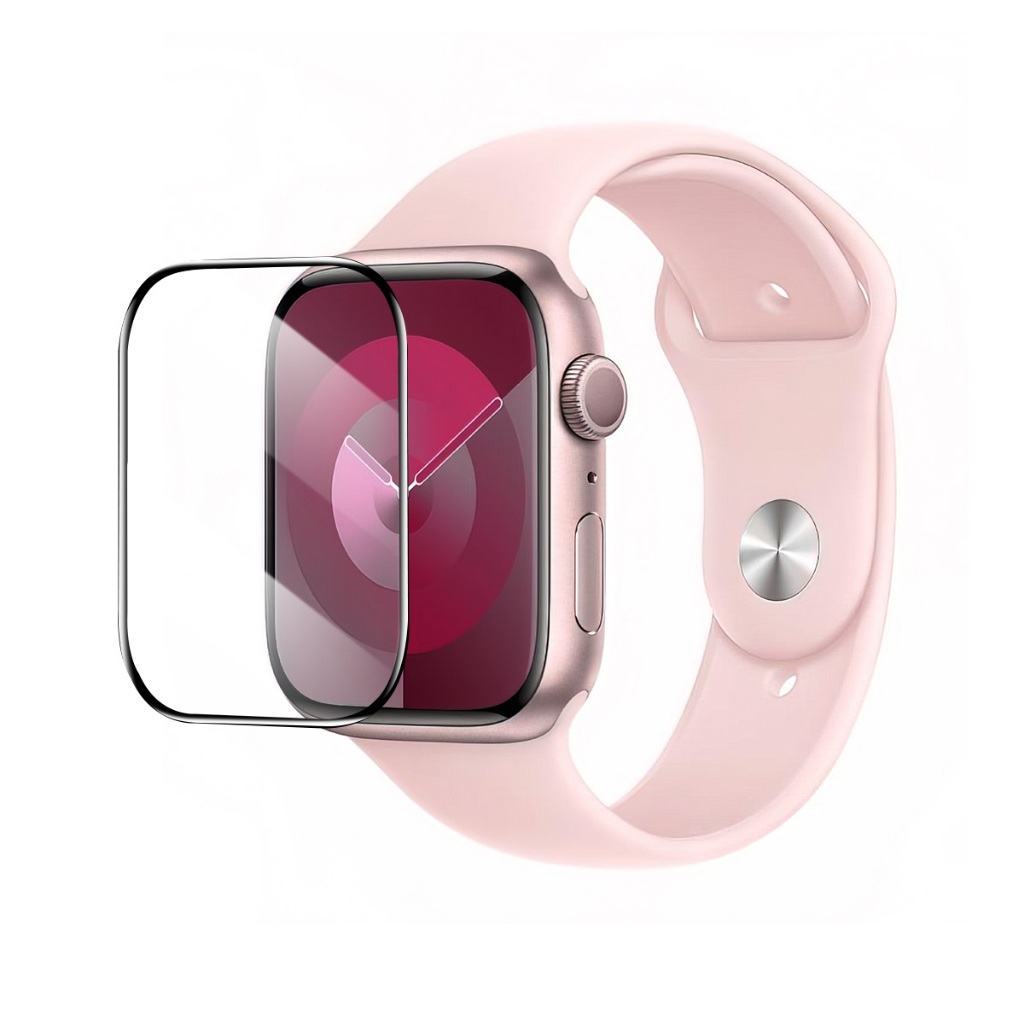 Baseus Apple Watch NanoCrystal Series Curved Crystal Tempered Glass Screen Protector with Installation Dustproof Kit em Oferta na Shopee