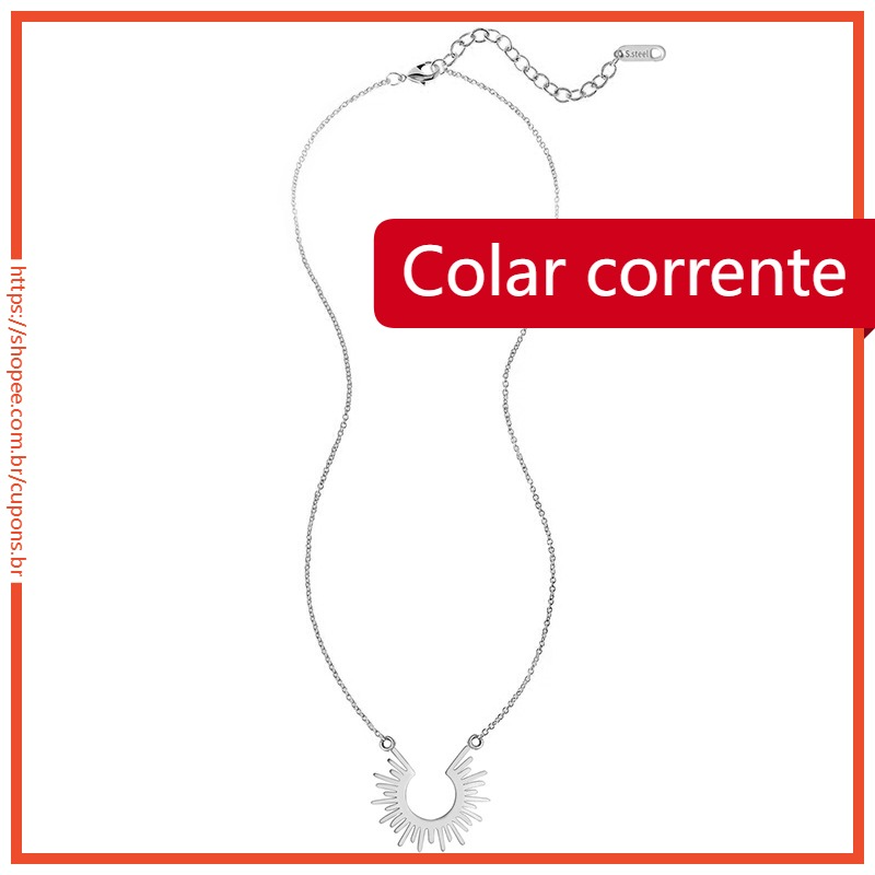 Colar estrela pingente colar popular colar feminino acessórios de aço titânio