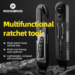 ROCKBROS Chave De Catraca MTB Para Reparo De Pneus De Estrada Equipamento Combinado De Ciclismo Bicicletas