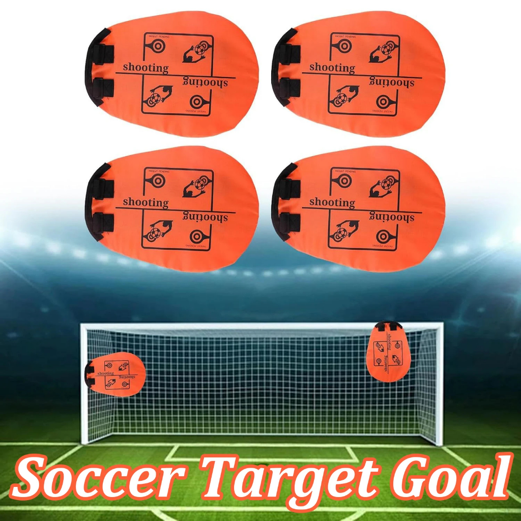 4 Pçs Alvos De Treinamento De Futebol Acessórios De Ajuda Tiro Rede De Gol Portátil Equipamento Durável Para Prática De 