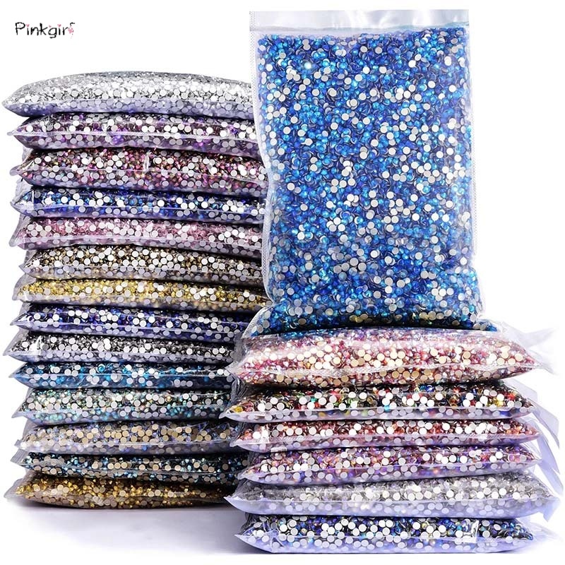 2000pcs 2mm Resina Multicolor Rhinestones Flatback Para Meninas Cristalinas Espumantes  Appliques Bricolagem