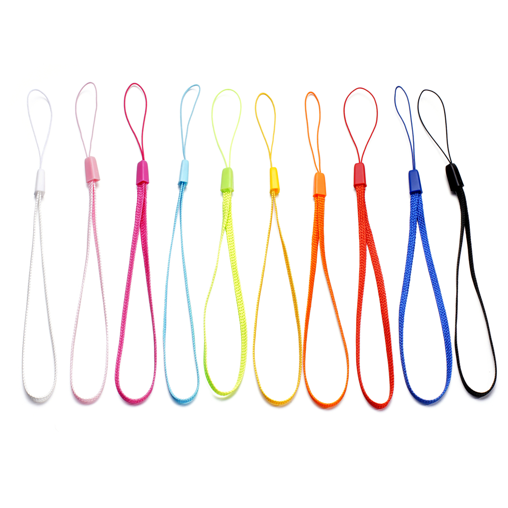 St. kunkka 10-20Pcs Cordão de telefone celular 17cm Corda de Nylon colorida para fazer bricolage