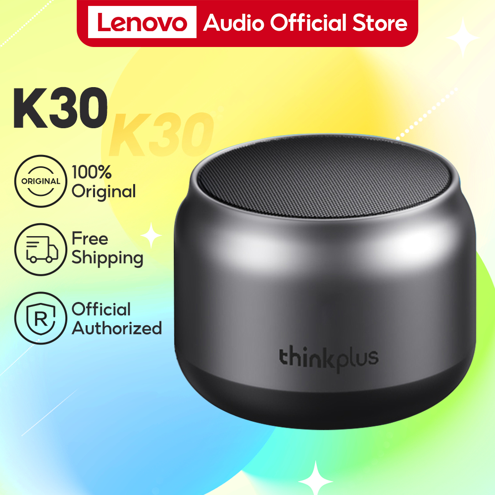 Lenovo K30 Bluetooth Speaker True Wireless HD Stereo Sound Esporte Ao Ar Livre Com Bateria De Alto Baixo Longa Mesa De Música Laptop