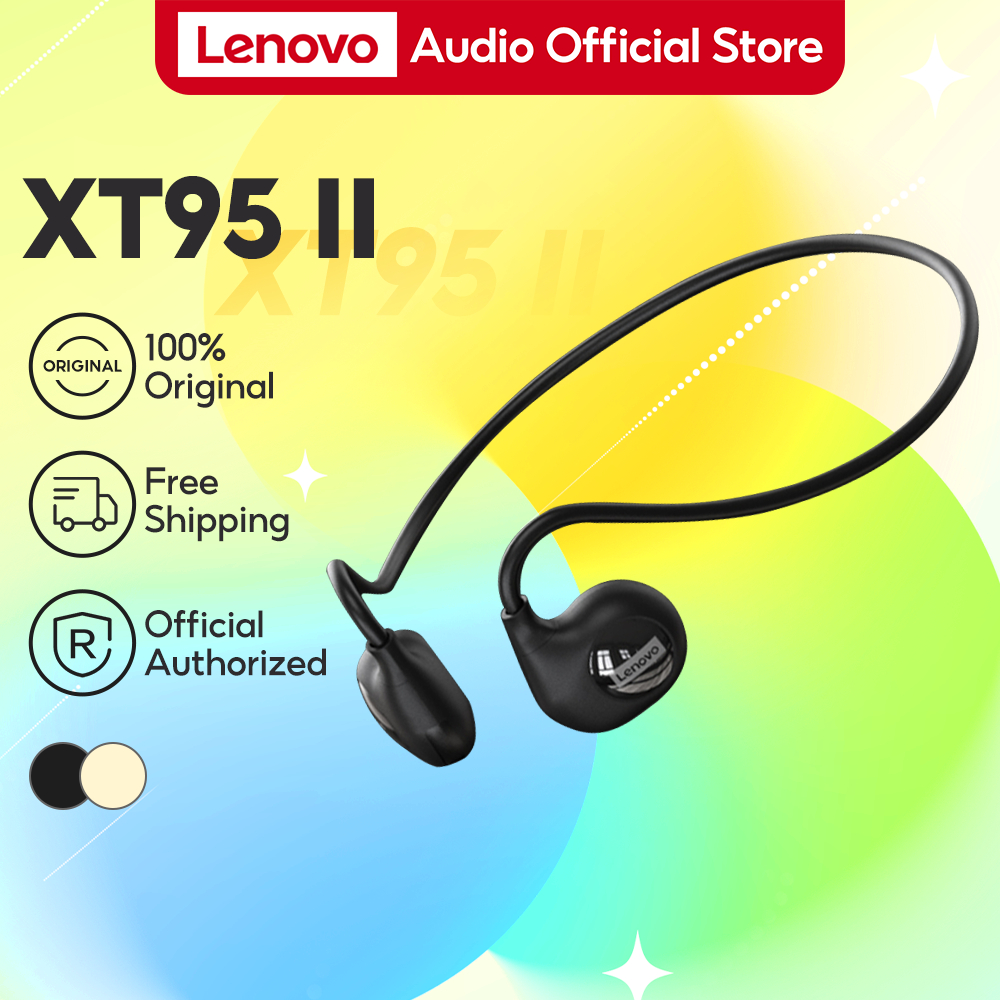 Fone De Ouvido Sem Fio Lenovo XT95 Plus XT95Ⅱ HD Com Qualidade De Som HIFI Stereo Microfone Suspenso Esportes À Prova D'água Bateria D'água Longa Duração 5.3