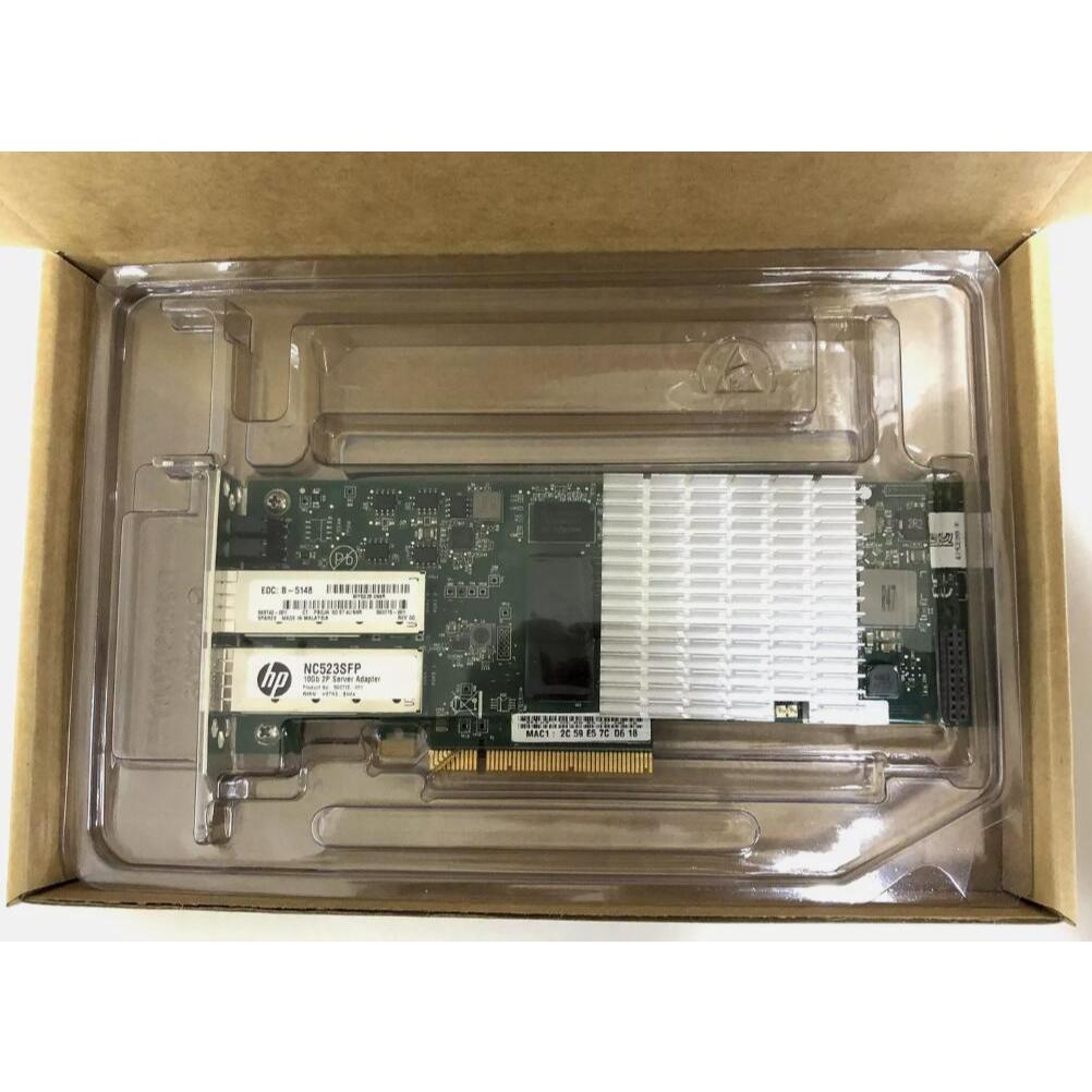 NC523SFP OCE11102 Ethernet De Porta Dupla 10GbE SFP + PCI-E NIC Rede Perfil Baixo