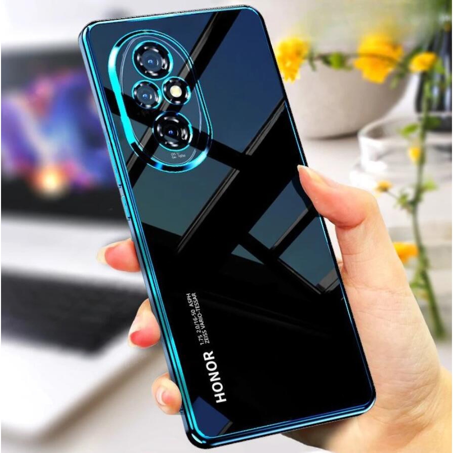 Honor 400 200 Pro Lite Smart 5G Honor400 Honor400Pro 200 200Pro Capa Macia Luxuosa Revestida De Silicone Transparente À