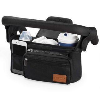 Organizador Universal De Carrinho Momcozy Com Porta-Copos Isolado Bolsa Removível Para Telefone E Alça De Ombro em Oferta na Shopee