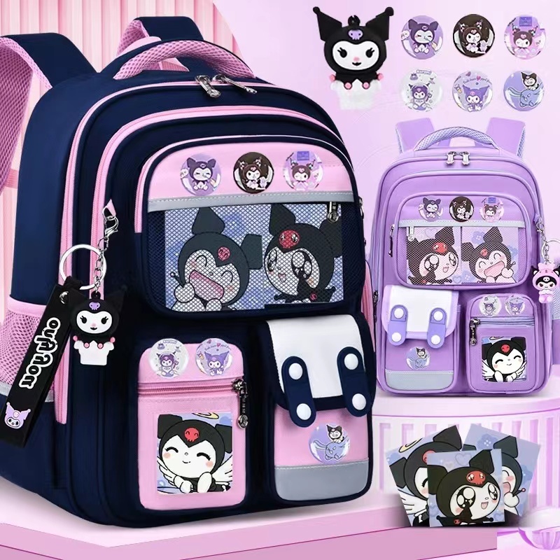 Novos alunos do ensino fundamental Mochilas escolares para meninas de 1-3-6a série Reduzem a carga Meninos de 6-9-12 em Oferta na Shopee