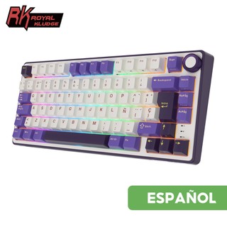 RK ROYAL KLUDGE RKR75 Junta Blackberry Teclado Mecânico Com Fio em Oferta na Shopee