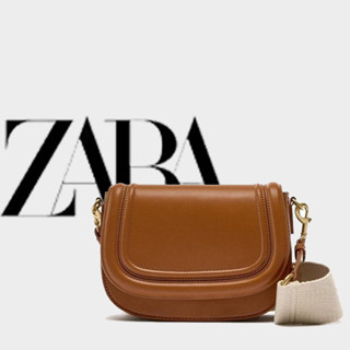 Zara bolsa de sela retrô de alta qualidade, alça de ombro larga, bolsa crossbody, bolsa de...