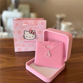 Colar De Aniversário Kitty , Pingente Feminino Doce E Bonito , Corrente De Colarinho Como Presente Para Melhor Amigo em Oferta na Shopee