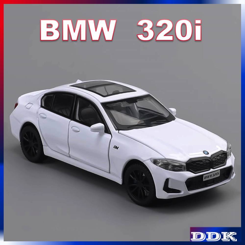 1 : 32 BMW 320i Modelo De Liga Fundida Brinquedo Carro Crianças Amigos Presente Aniversário