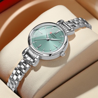 CURREN New Women's Watch Marca Original Correia De Aço Inoxidável Pequena Discagem Moda Quartzo Impermeável 9098 XS em Oferta na Shopee