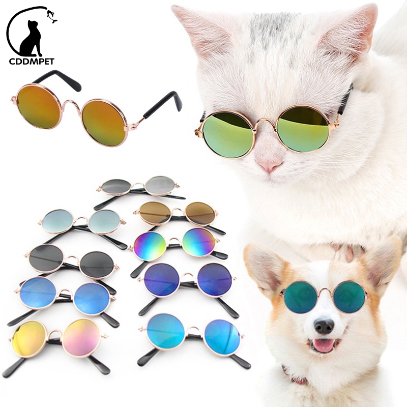 Óculos De Sol Gatos Para Cachorro Cães Decorativos Brinquedo Animais De Estimação Acessórios