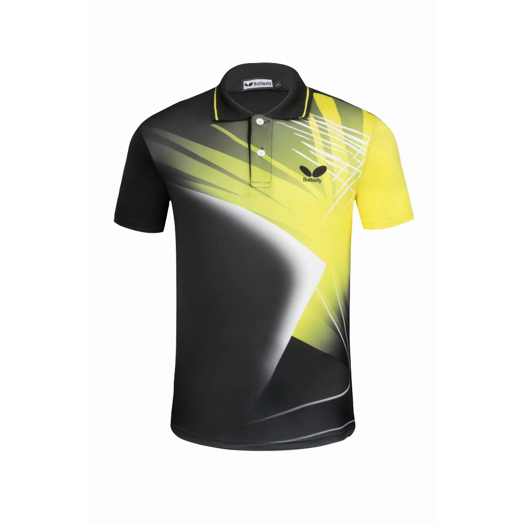 2024 Novo Fato De Tênis De Mesa Butterfly Top De Secagem Rápida Colarinho De Polo Esportes Equipe De Competição De Casal Masculino E Feminino De Manga Curta Compra De Uniformes