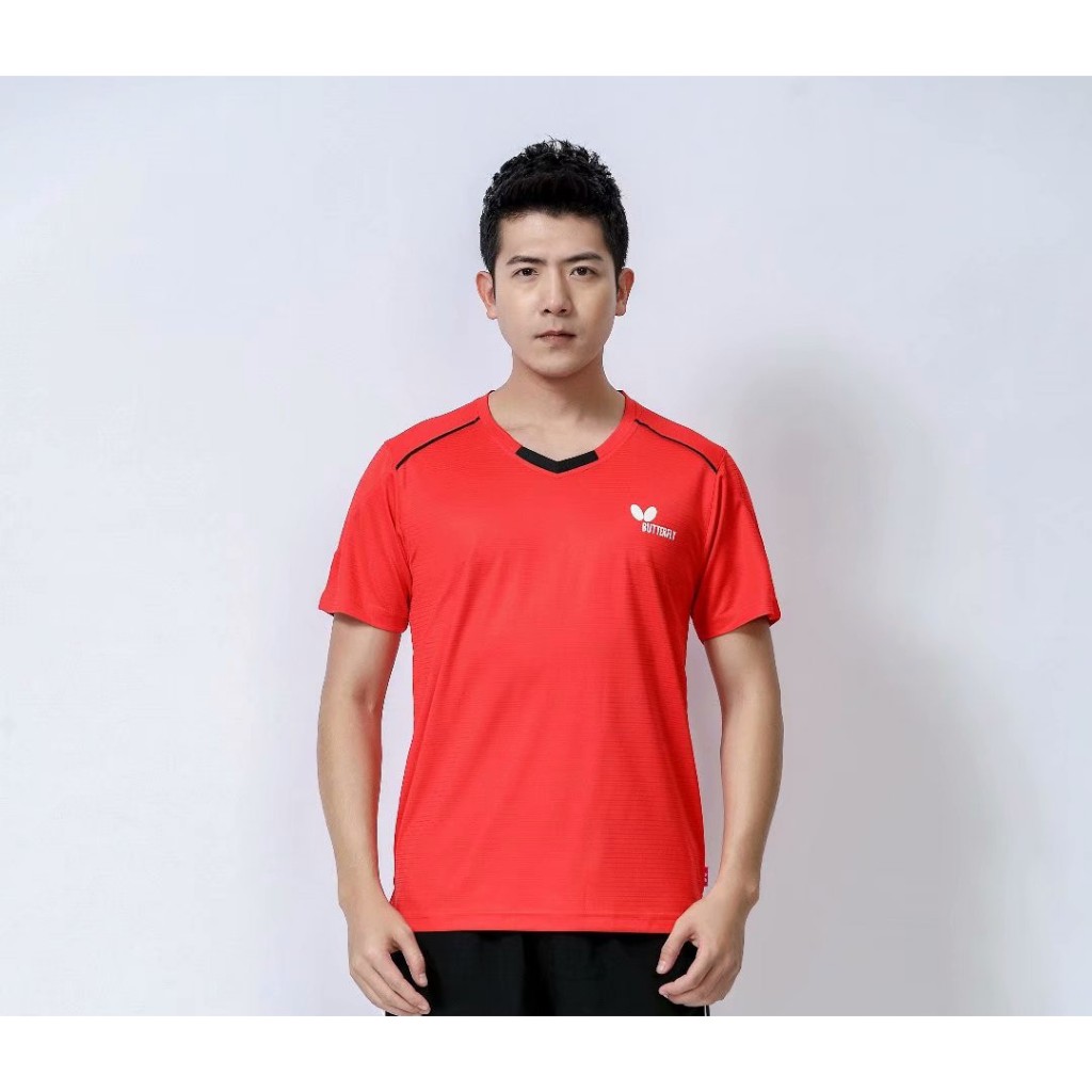 Nova Roupa De Tênis De Mesa Butterfly Manga Curta Esportiva Masculina E Feminina Competição De Treinamento Equipe De Uniforme Grupo Compra Atacado