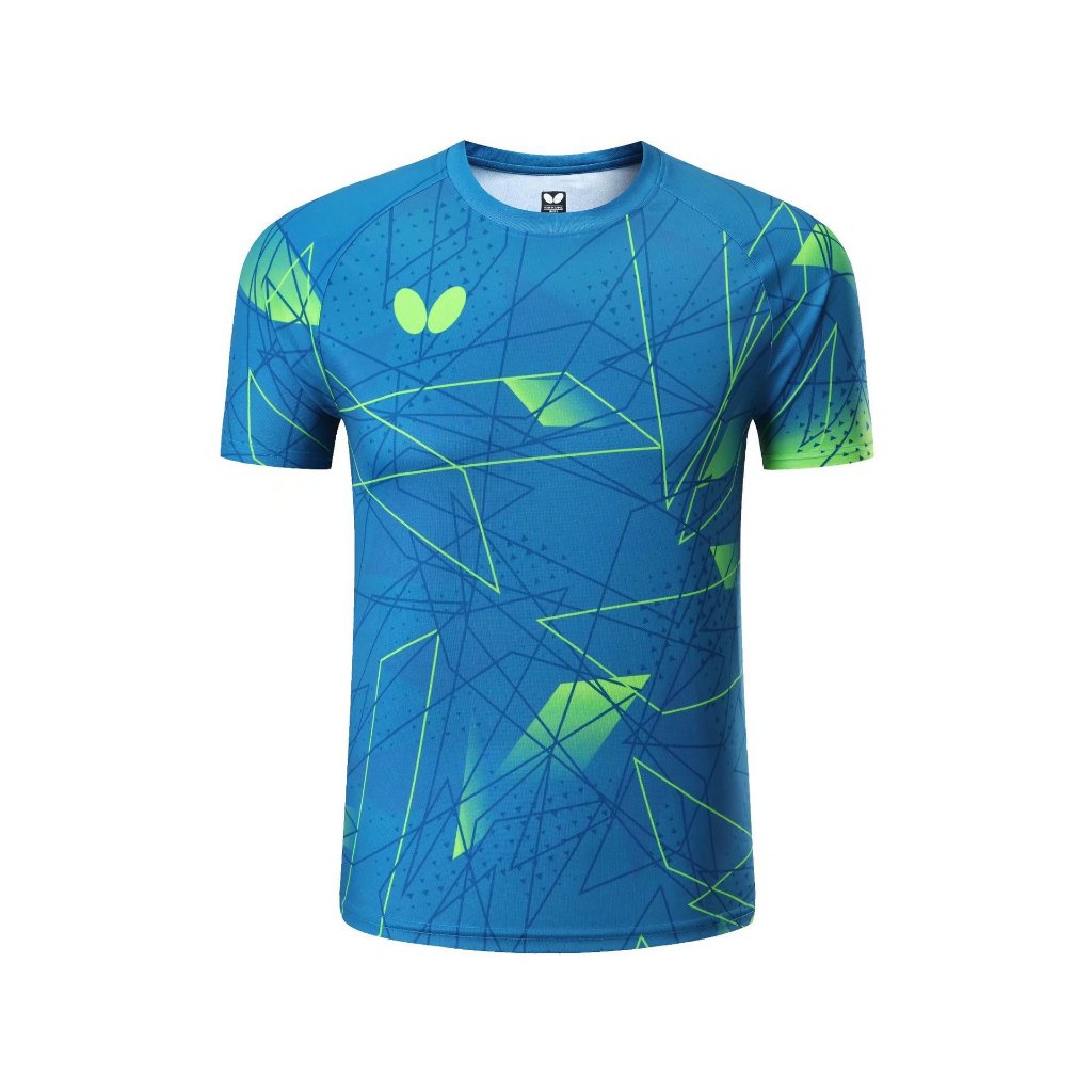 2024 Summer New Butterfly Table Tennis Top Tênis De Mesa De Borboleta Para Homens E Mulheres De Secagem Rápida Manga Curta Respirável Clube De Treinamento De Roupas Compra De Grupo