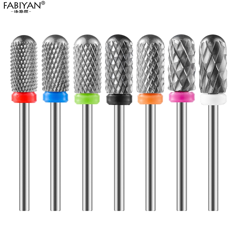 Broca De Pregos De Carboneto De Tungstênio Manicure Para Fresa Acessório Equipamento De Arte 2,35mm