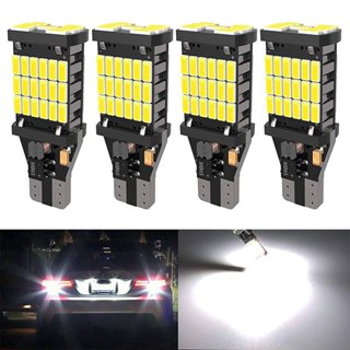 2/4/6x T15 Led Canbus Sem Erro W16W 921 912 T16 T10 902 45leds Sinal Super Brilhante Inverter Luzes De Estacionamento De Freio 12V Branco em Oferta na Shopee