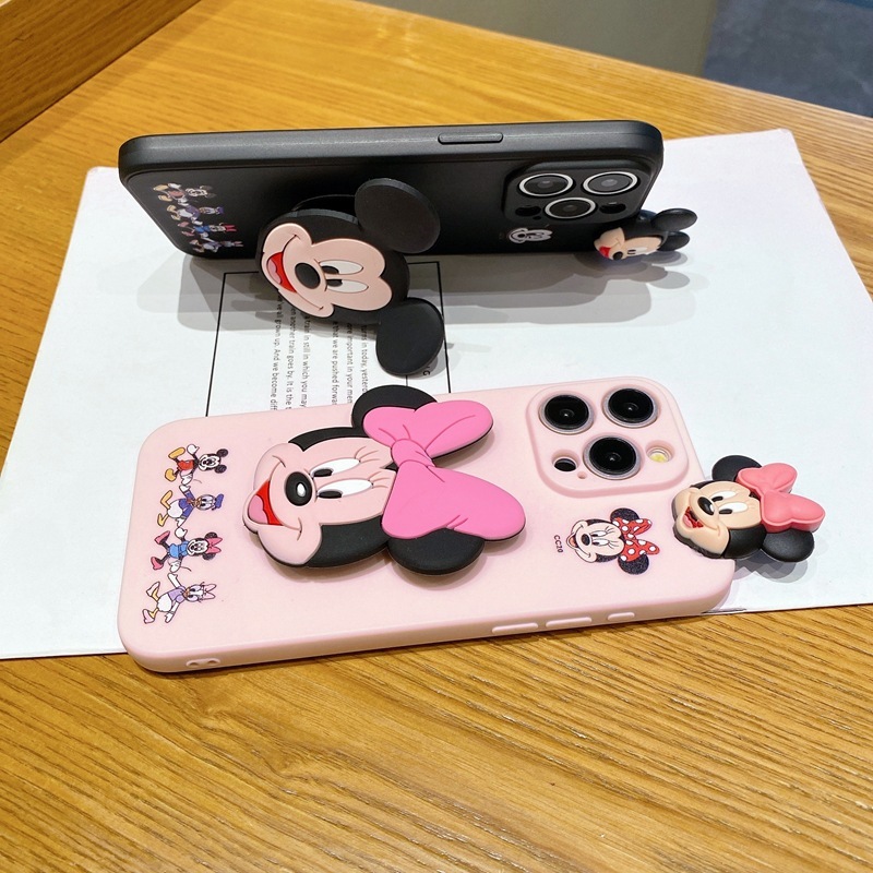 Para Xioami Redmi 13C 15C 14C Nota 15 13 14 Pro Plus 15T Poco X7 X6 C85 C65 C75 Mickey Titular Caso De Telefone Macio